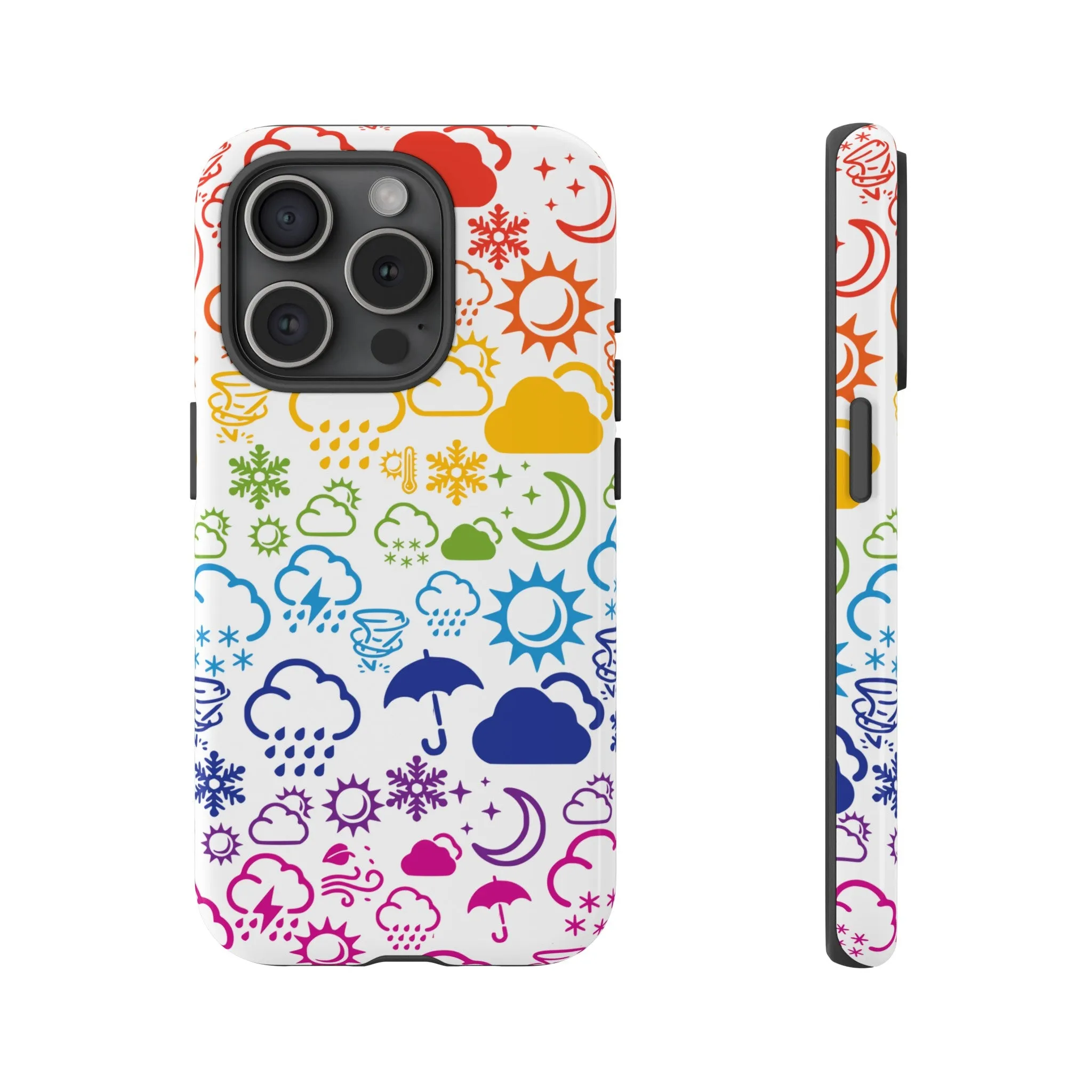 Wx Icon (Rainbow) Tough Phone Case