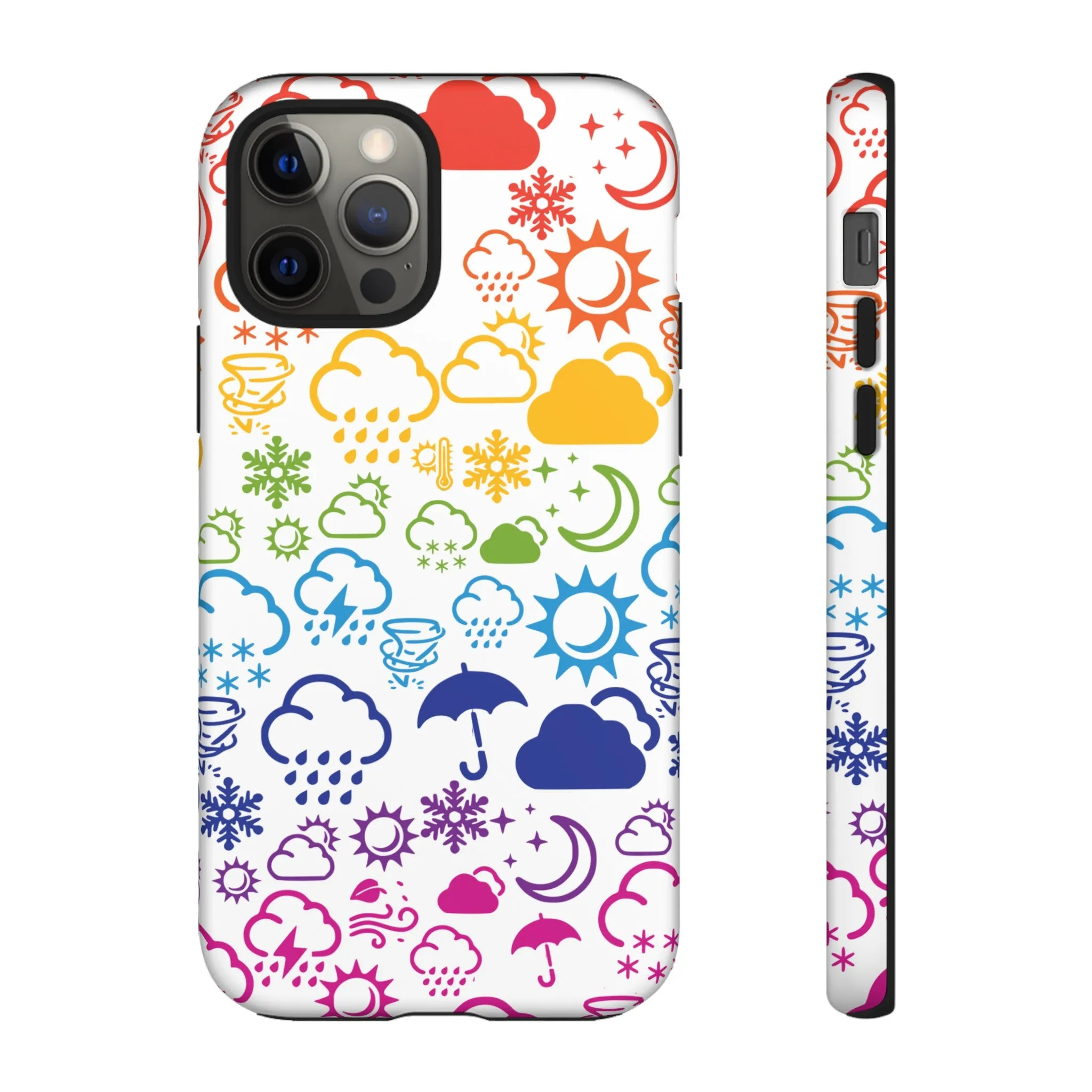 Wx Icon (Rainbow) Tough Phone Case