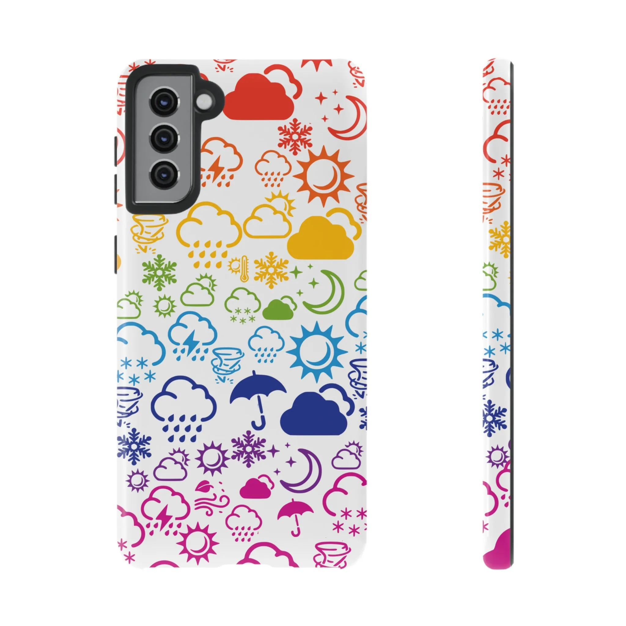 Wx Icon (Rainbow) Tough Phone Case