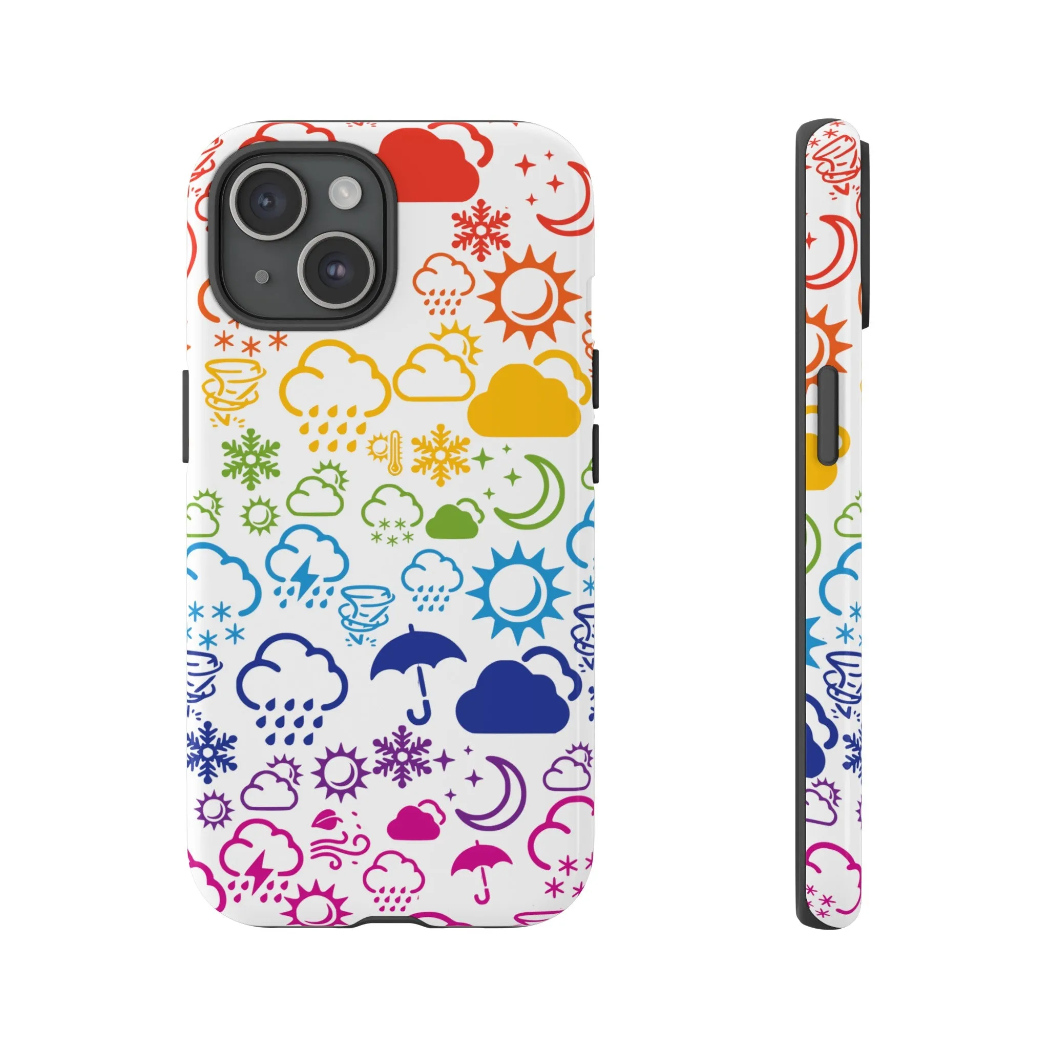 Wx Icon (Rainbow) Tough Phone Case