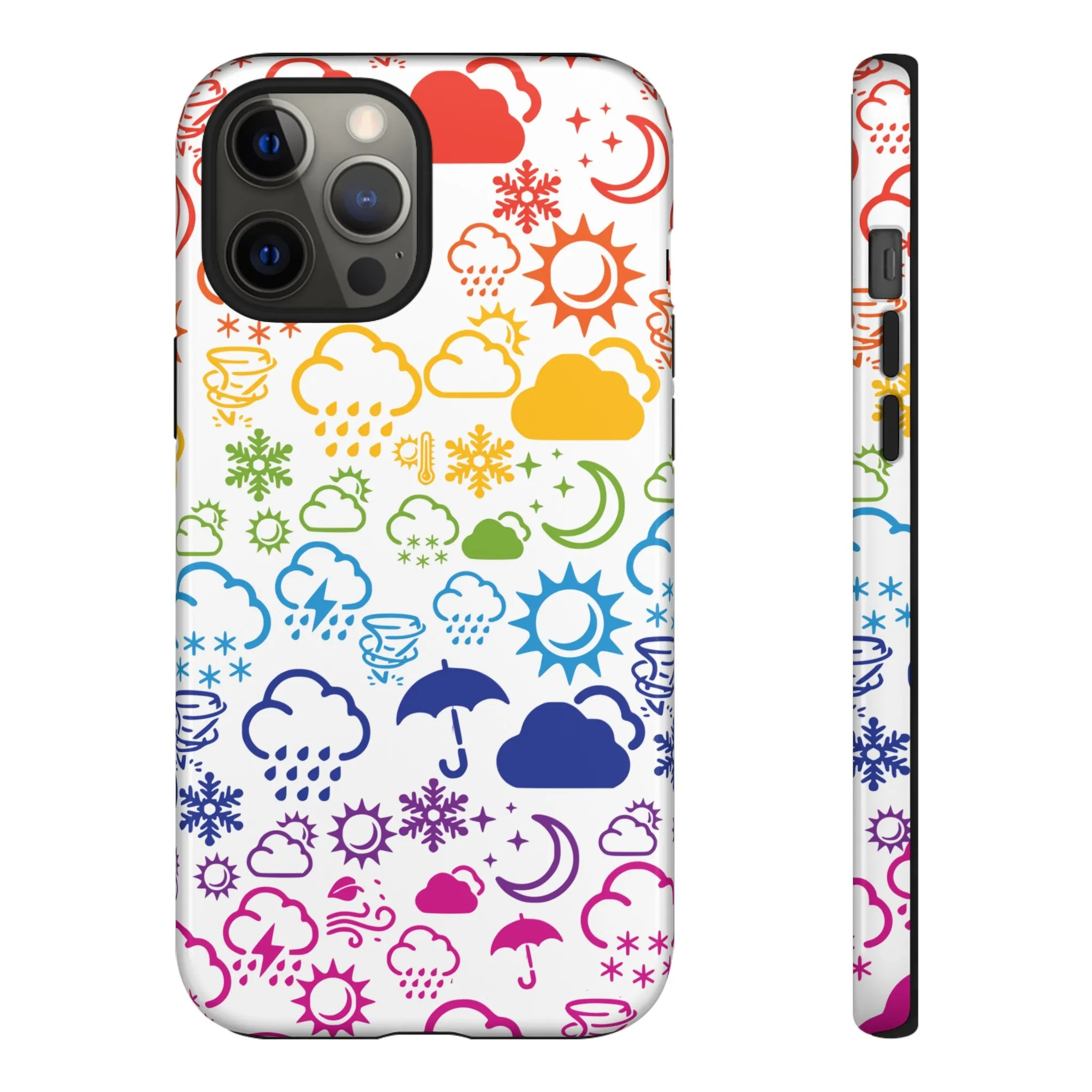 Wx Icon (Rainbow) Tough Phone Case
