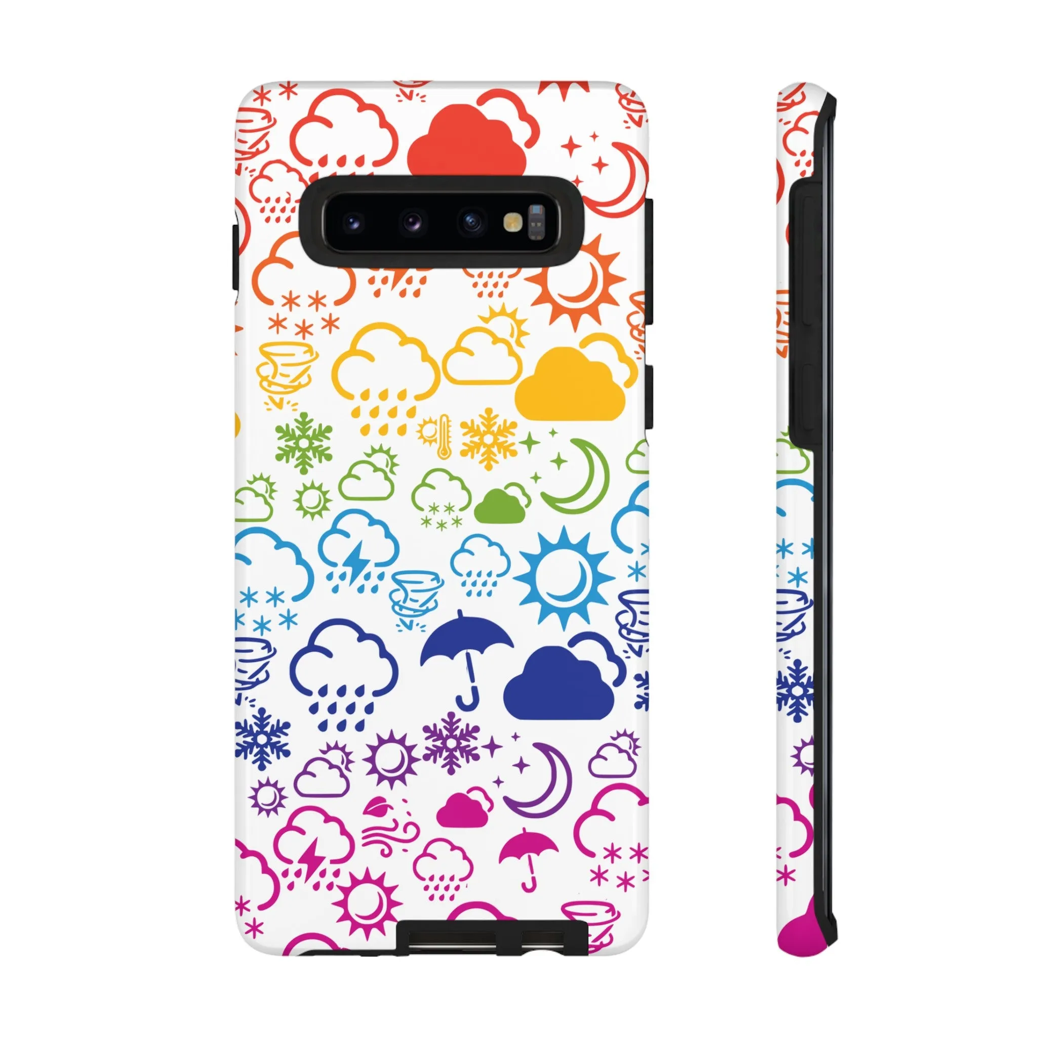 Wx Icon (Rainbow) Tough Phone Case