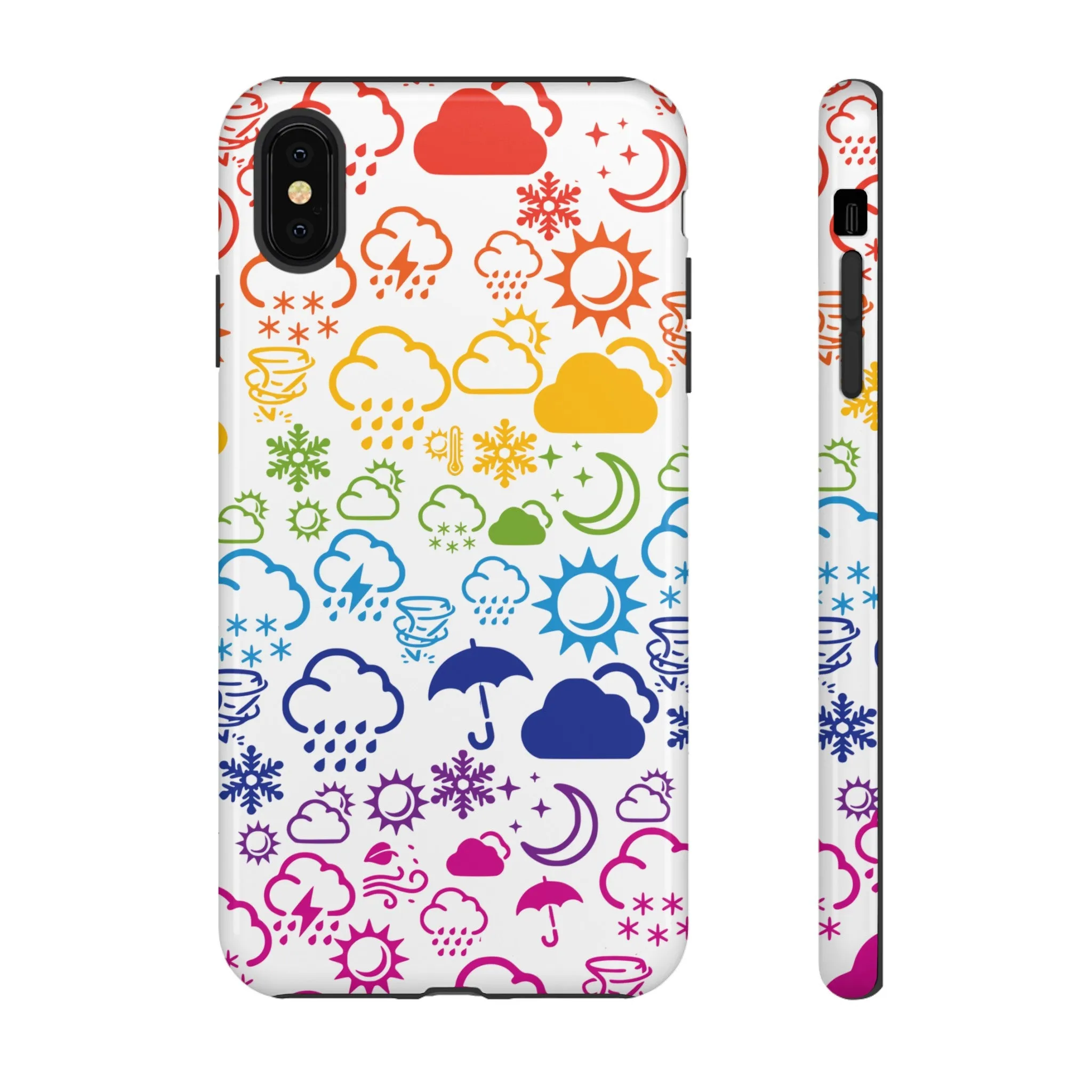 Wx Icon (Rainbow) Tough Phone Case