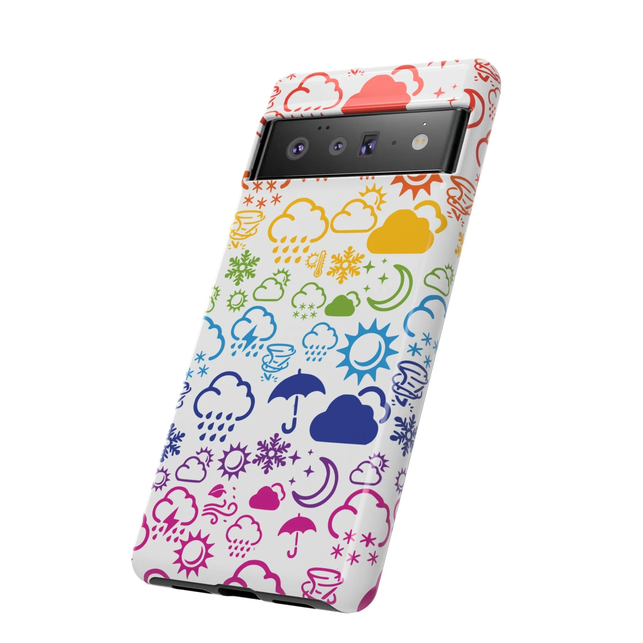 Wx Icon (Rainbow) Tough Phone Case