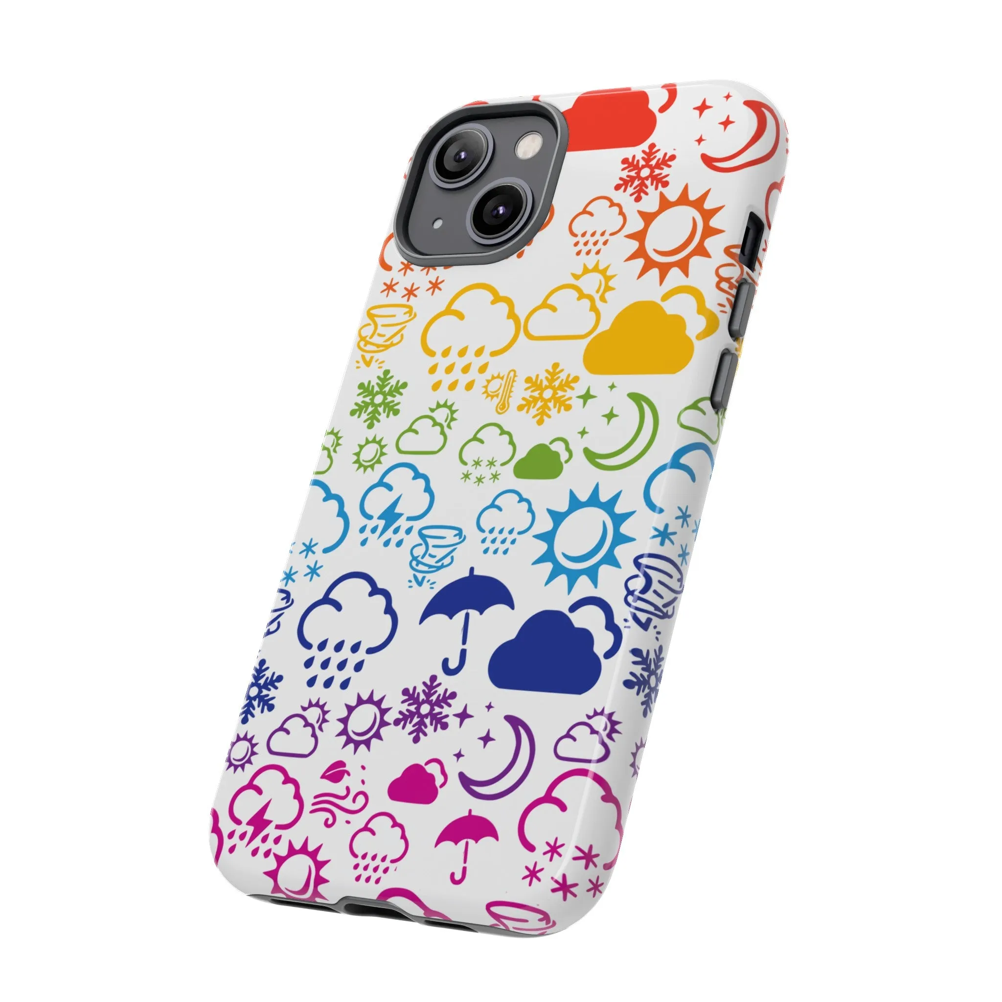 Wx Icon (Rainbow) Tough Phone Case