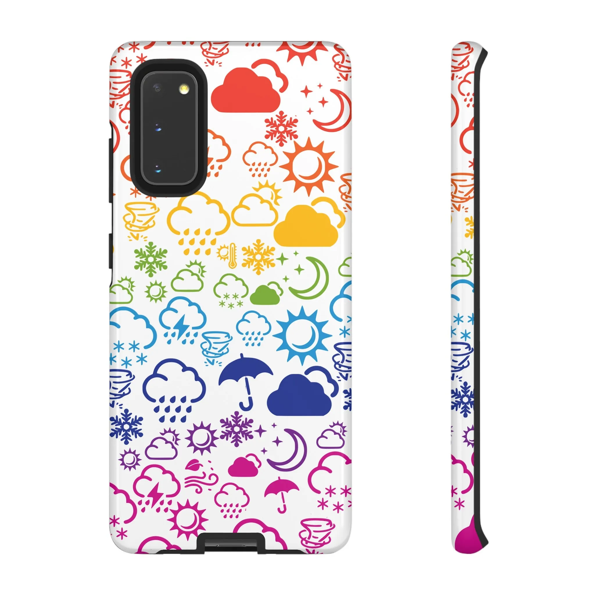 Wx Icon (Rainbow) Tough Phone Case
