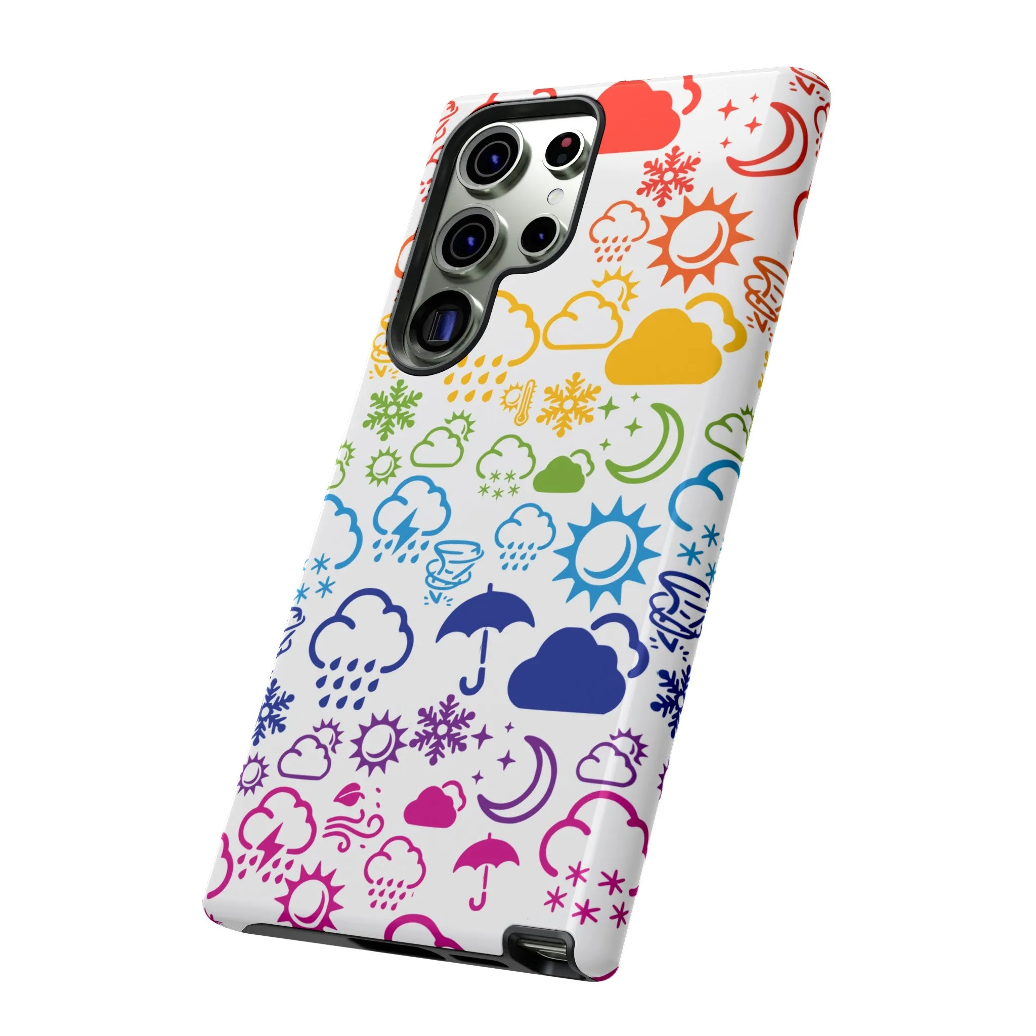 Wx Icon (Rainbow) Tough Phone Case