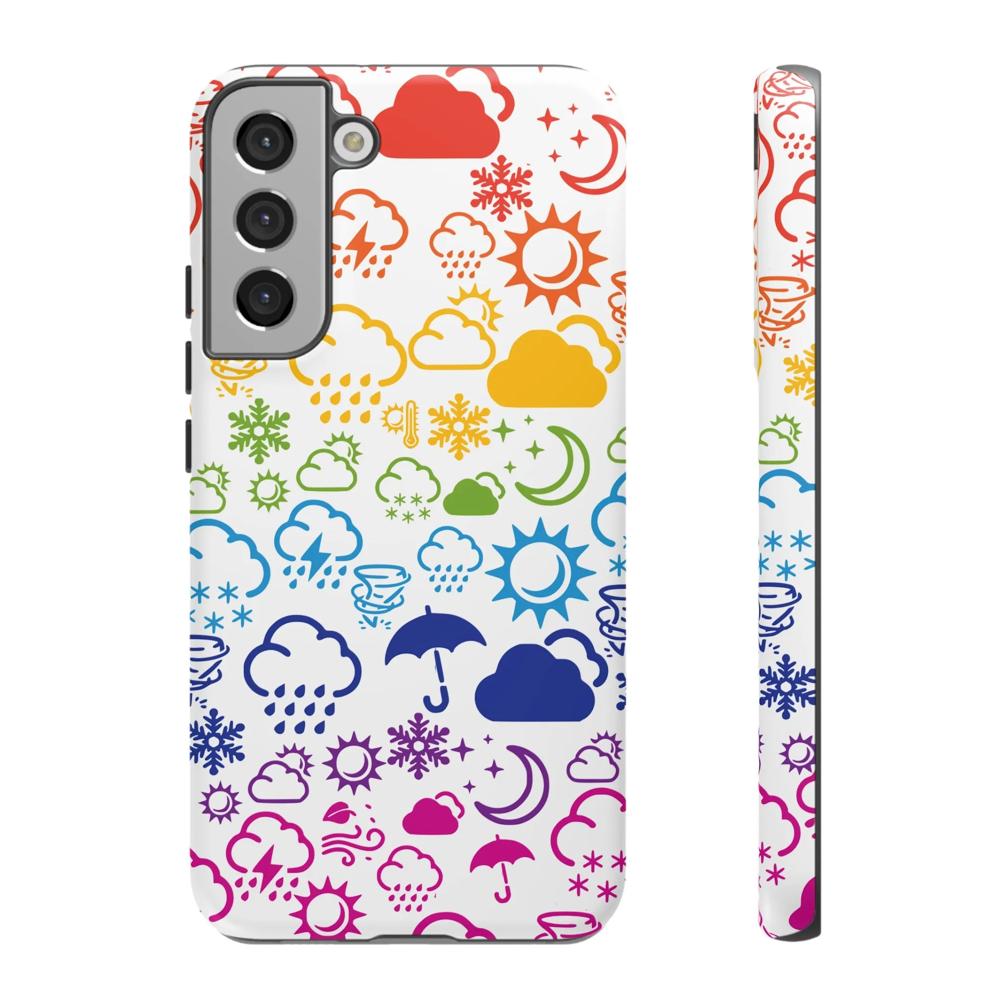 Wx Icon (Rainbow) Tough Phone Case
