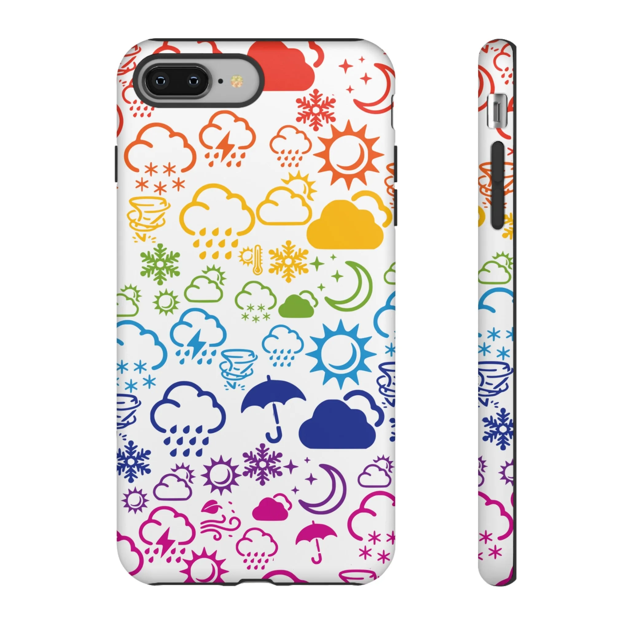 Wx Icon (Rainbow) Tough Phone Case