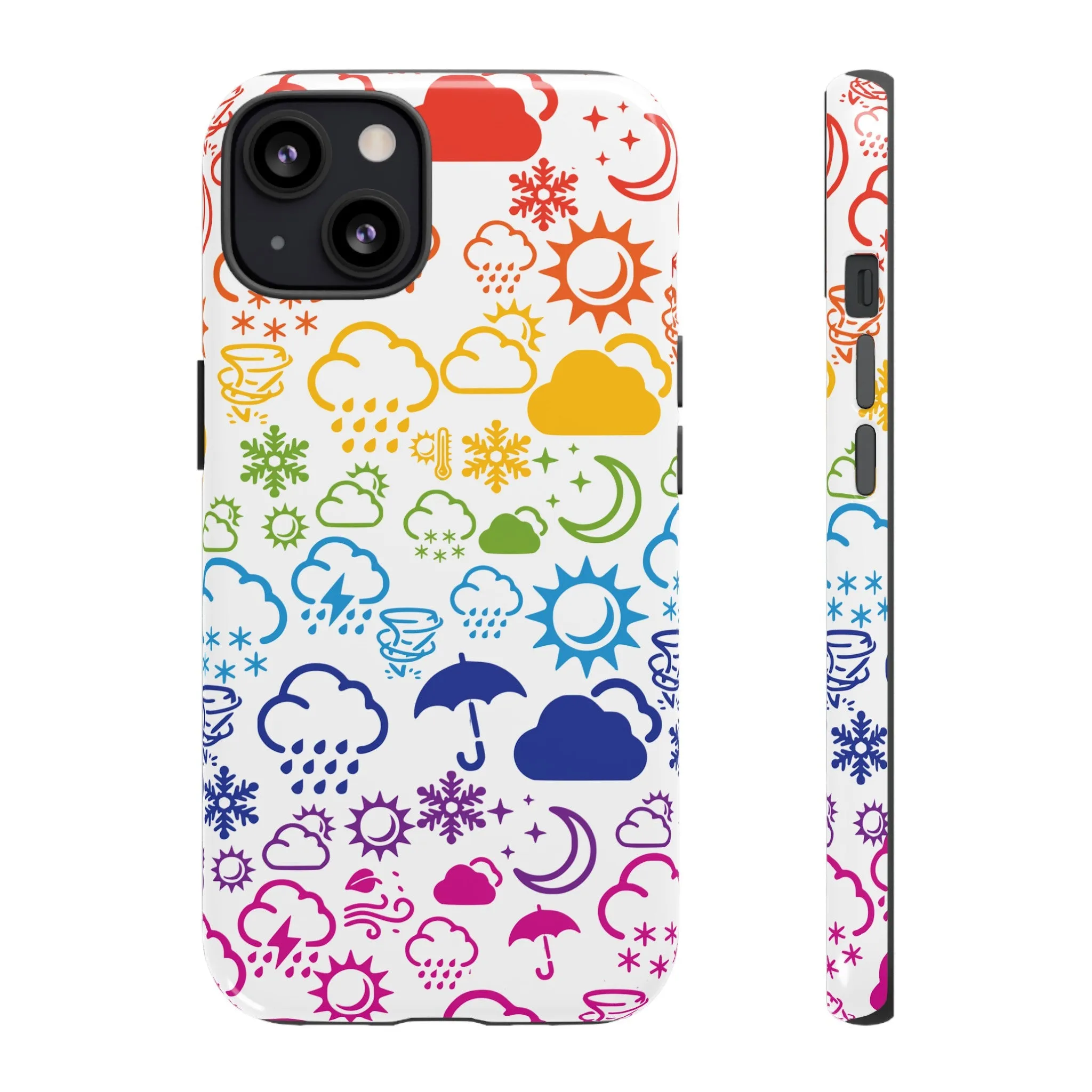 Wx Icon (Rainbow) Tough Phone Case