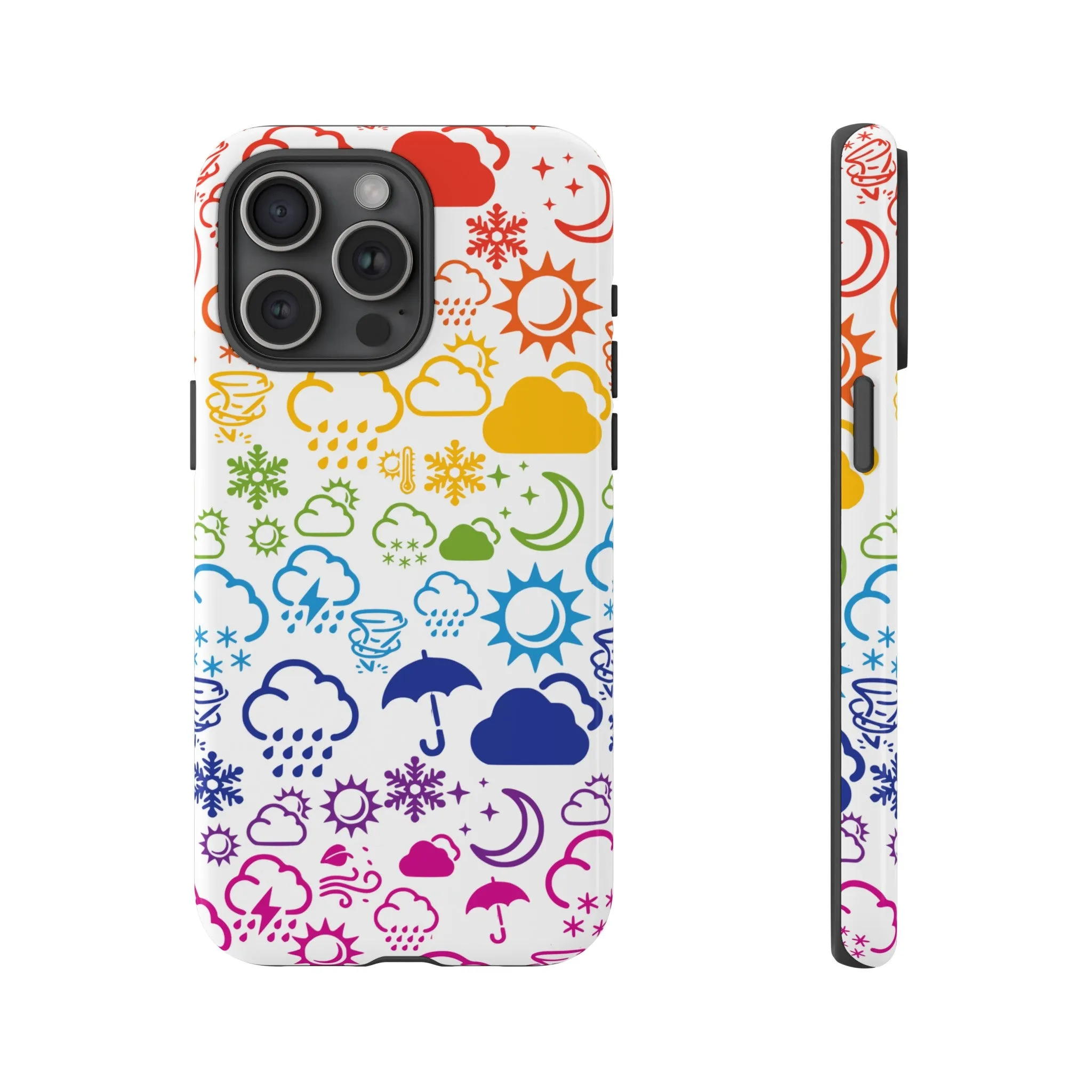 Wx Icon (Rainbow) Tough Phone Case