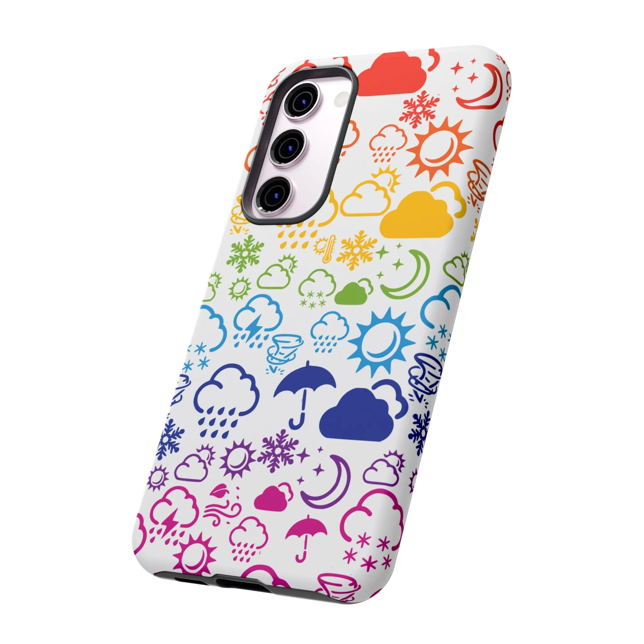 Wx Icon (Rainbow) Tough Phone Case