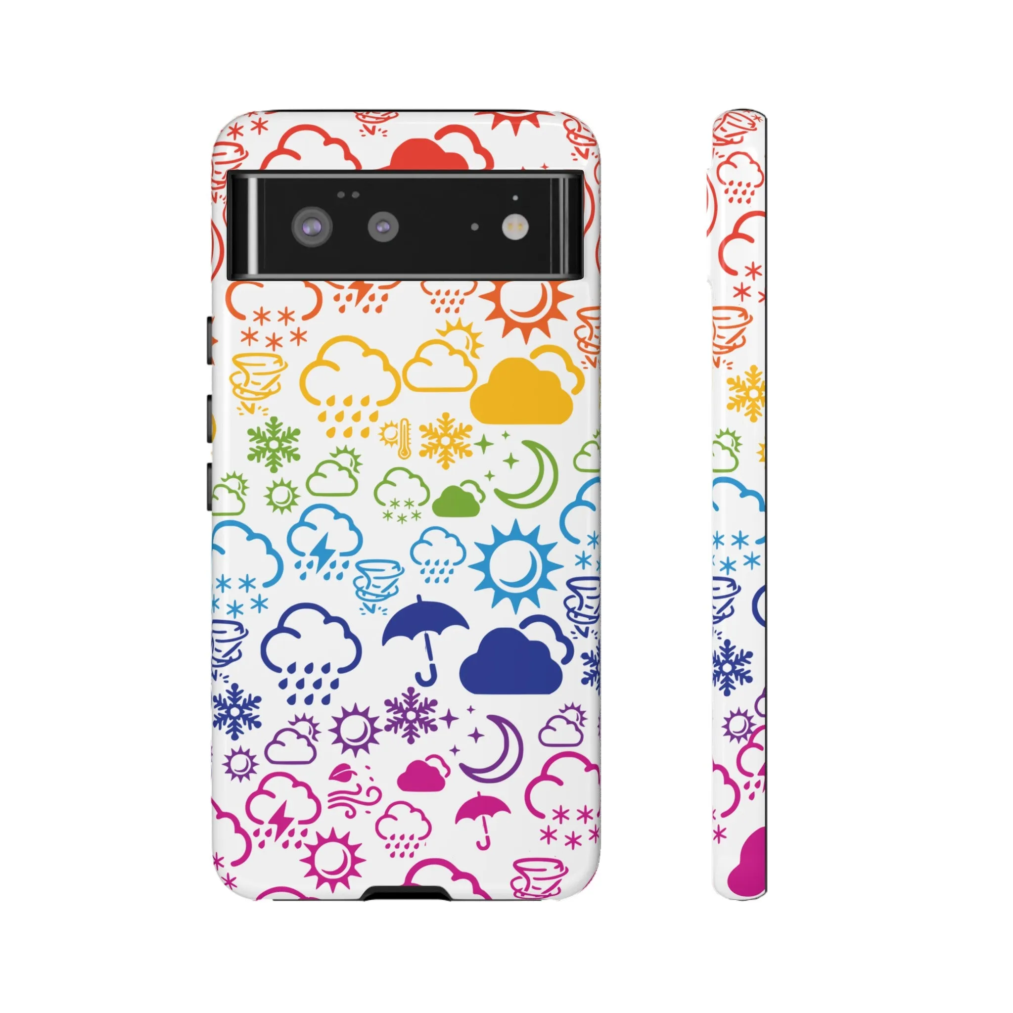 Wx Icon (Rainbow) Tough Phone Case