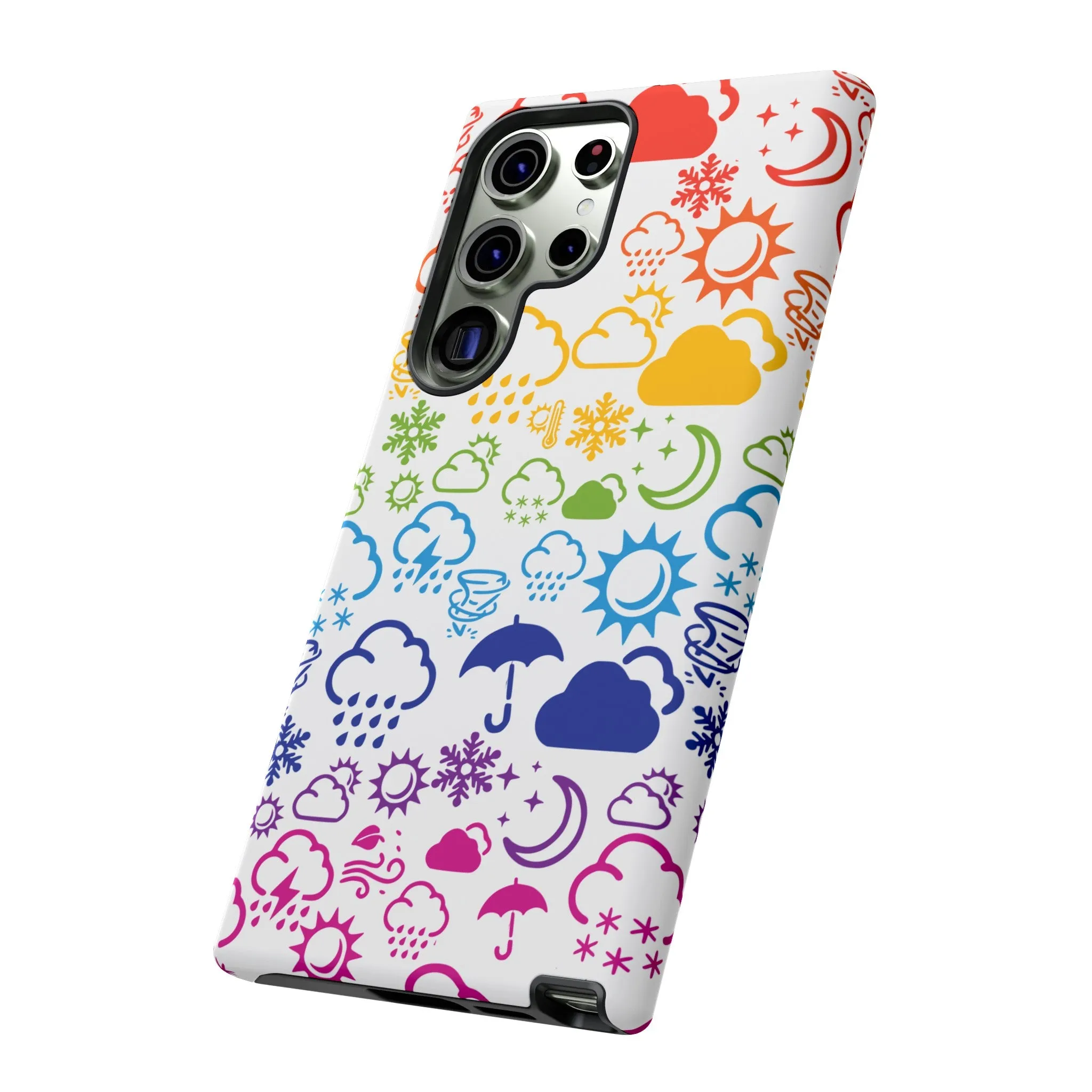 Wx Icon (Rainbow) Tough Phone Case