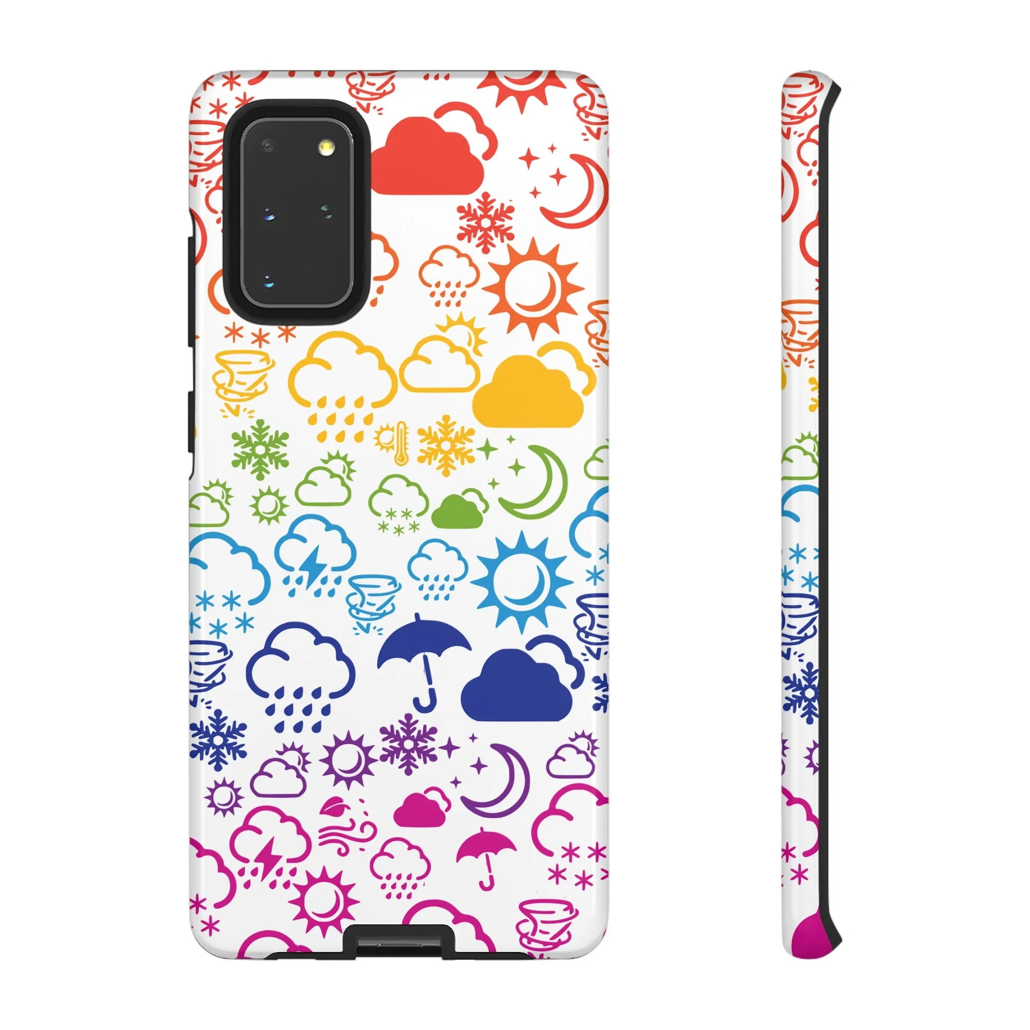 Wx Icon (Rainbow) Tough Phone Case