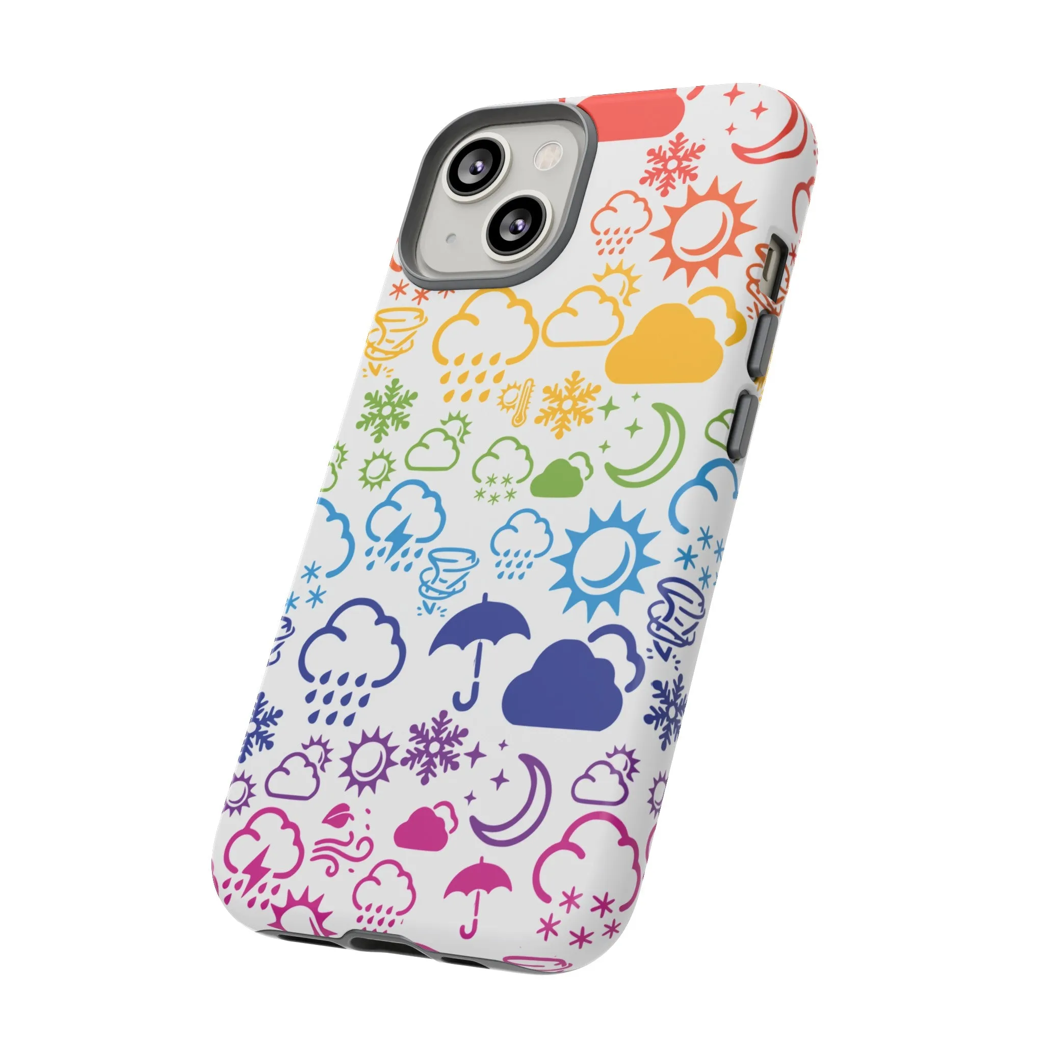 Wx Icon (Rainbow) Tough Phone Case