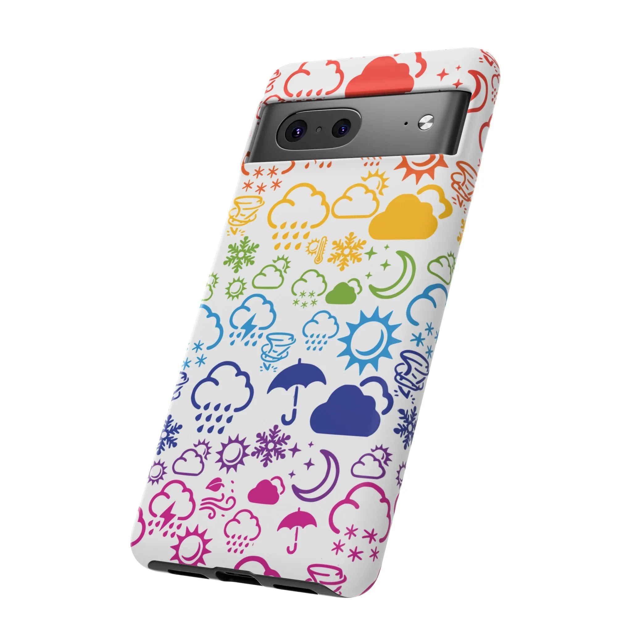 Wx Icon (Rainbow) Tough Phone Case