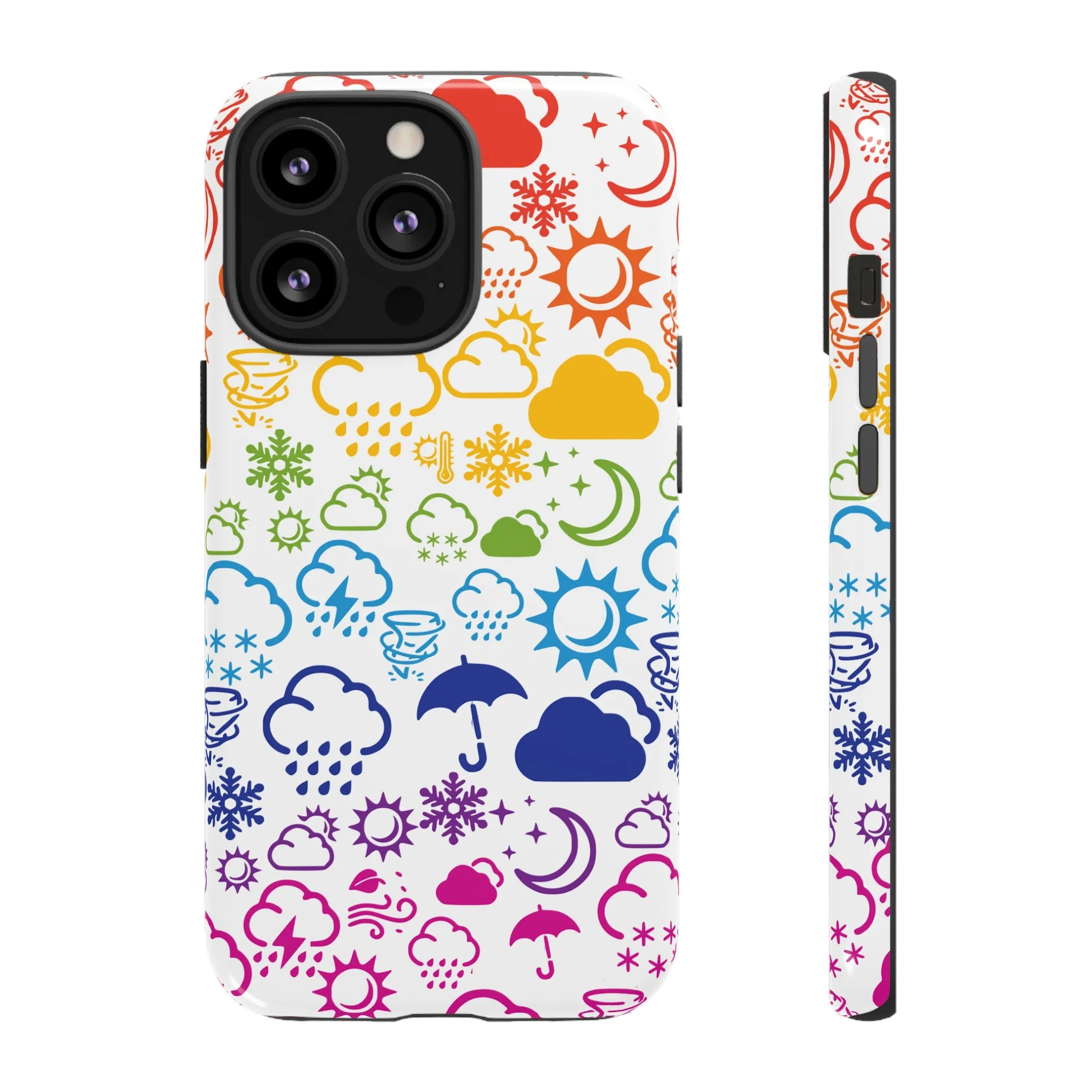 Wx Icon (Rainbow) Tough Phone Case