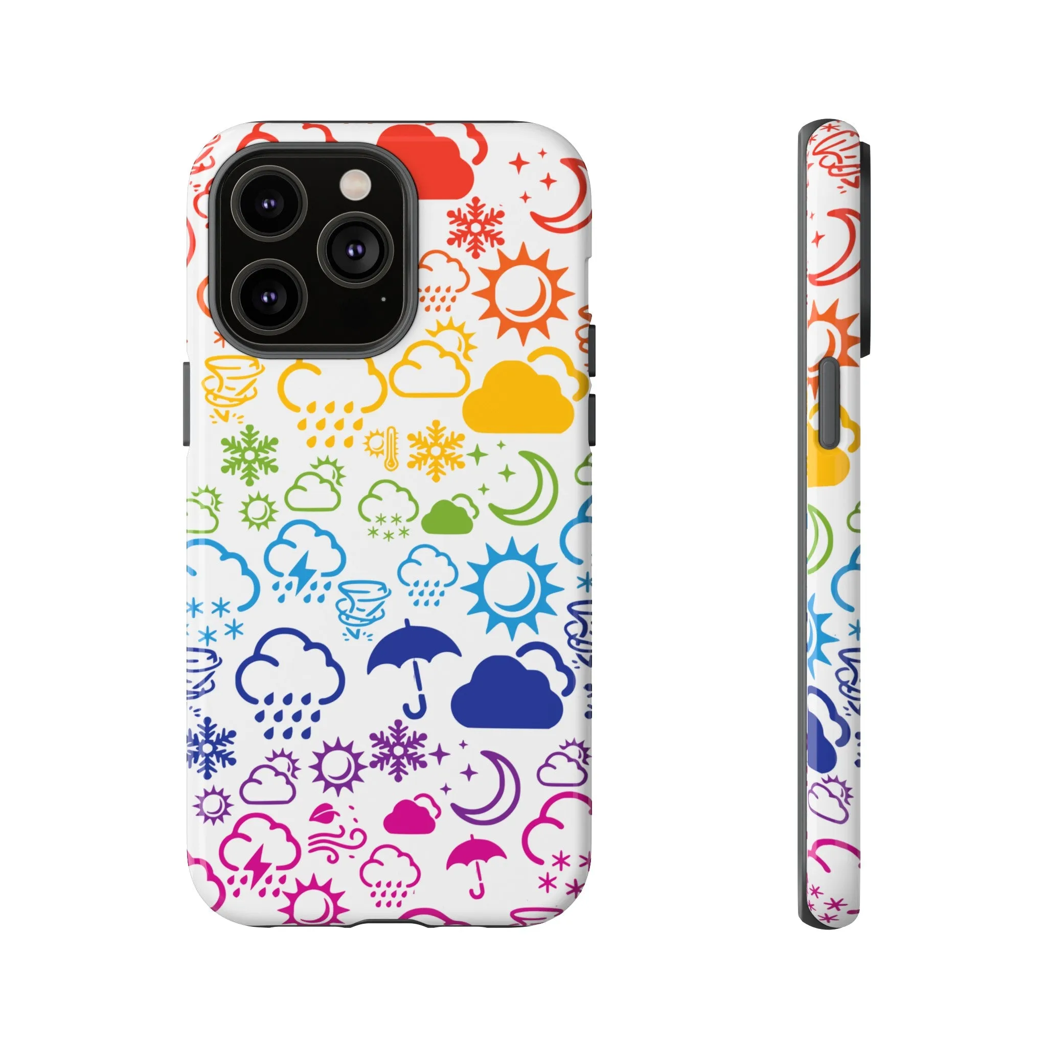 Wx Icon (Rainbow) Tough Phone Case