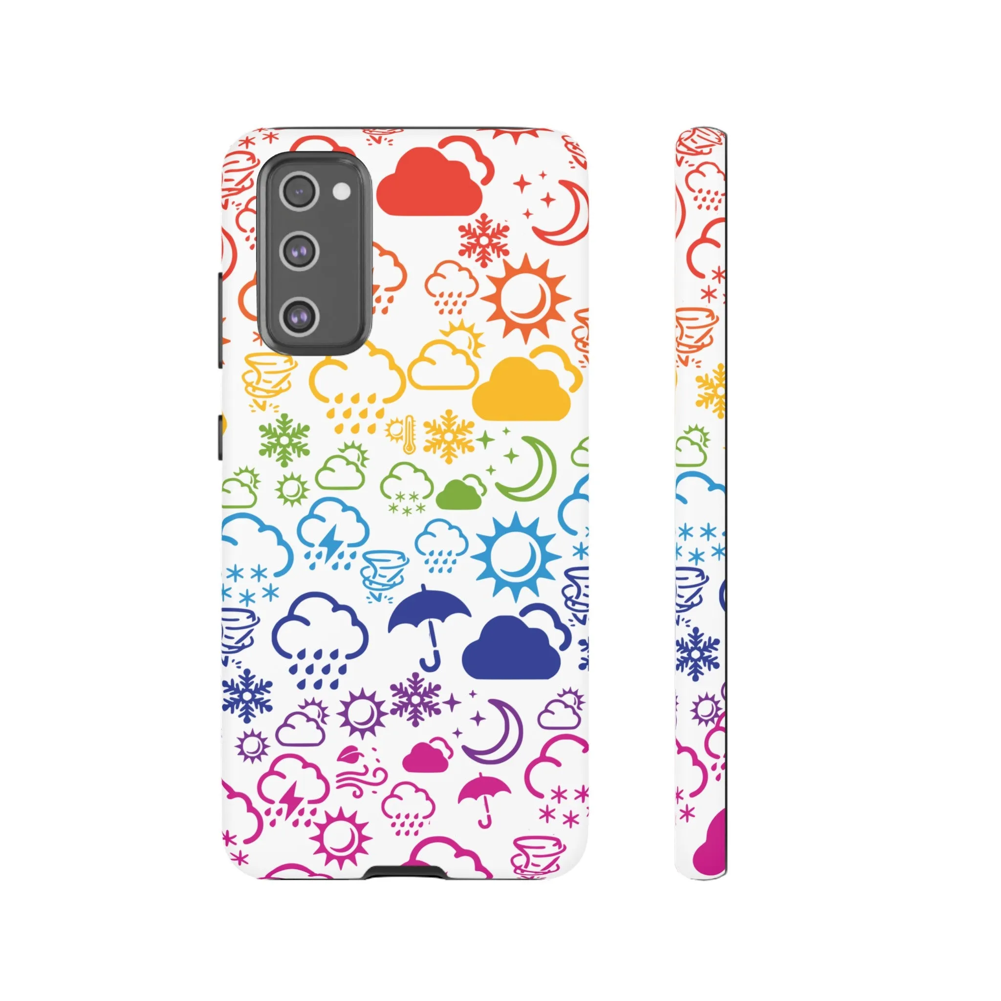 Wx Icon (Rainbow) Tough Phone Case
