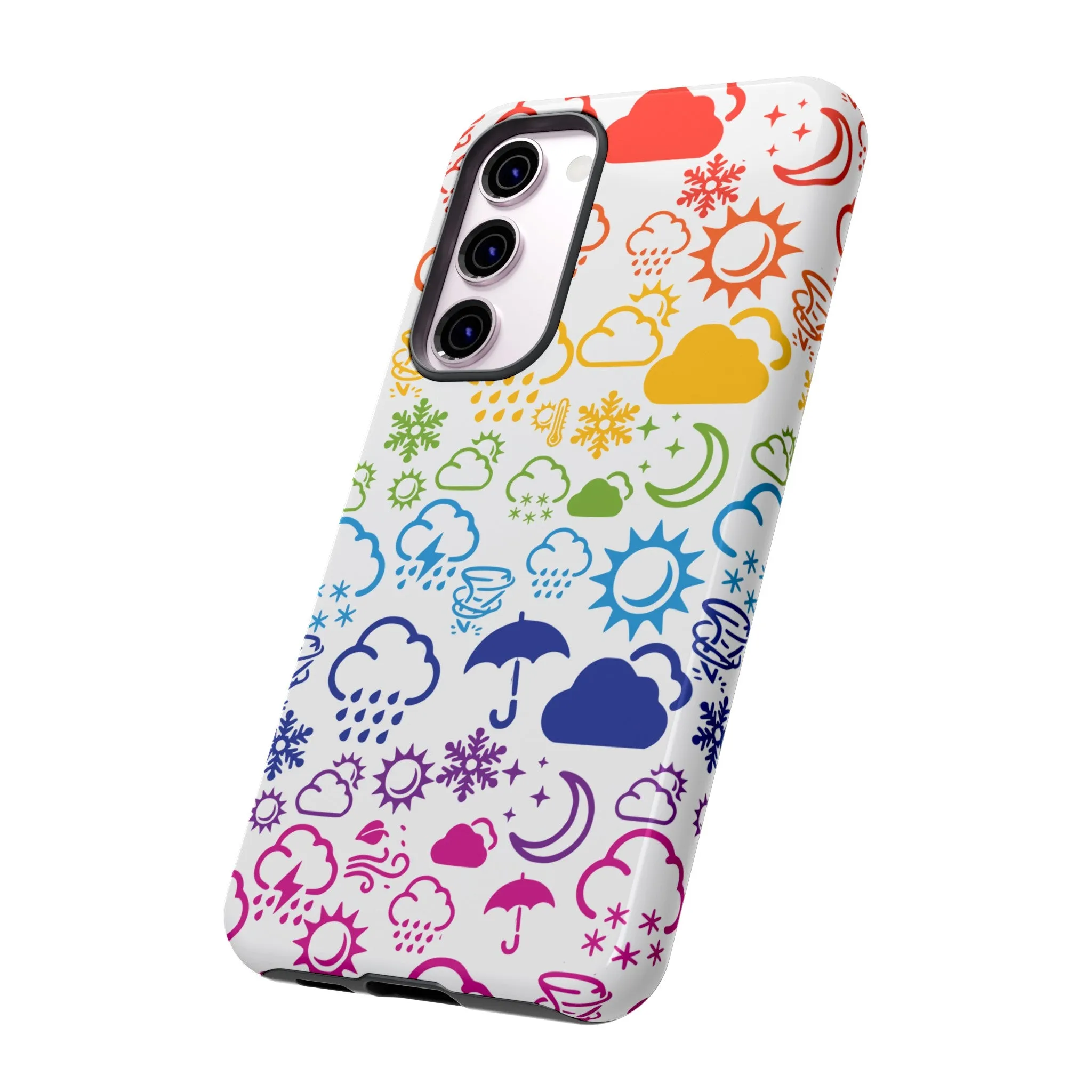 Wx Icon (Rainbow) Tough Phone Case