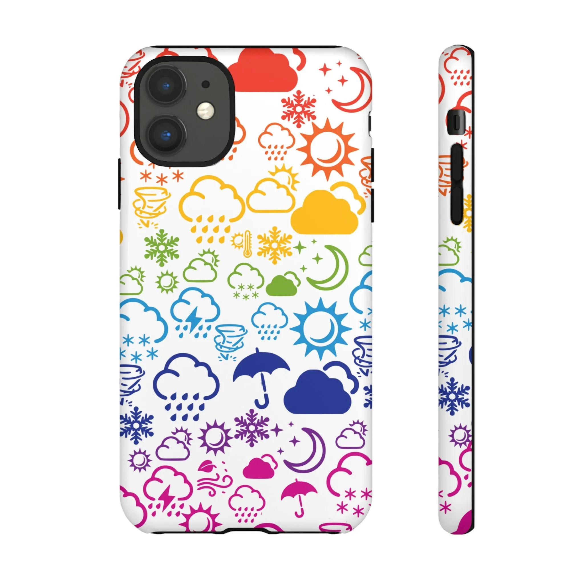 Wx Icon (Rainbow) Tough Phone Case