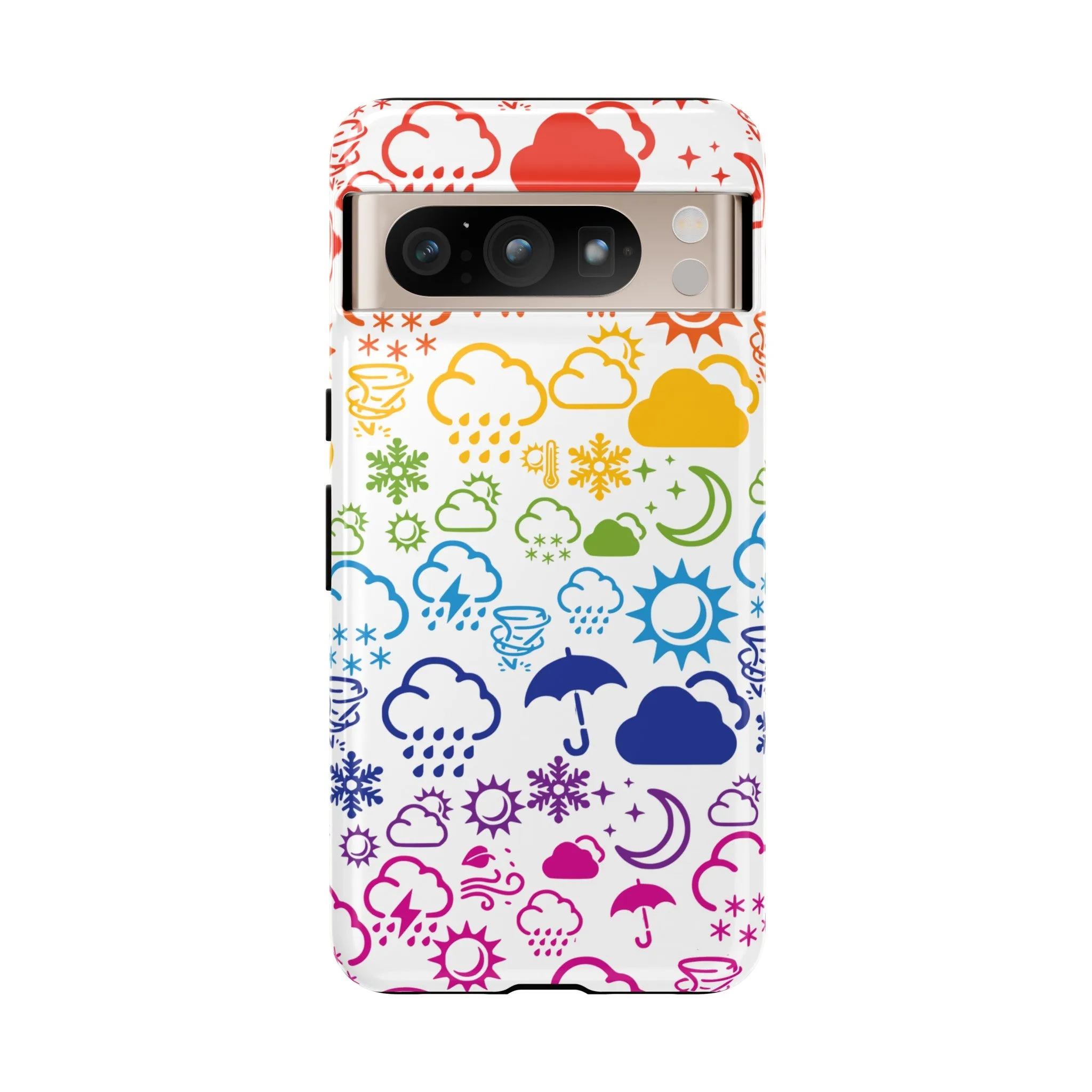 Wx Icon (Rainbow) Tough Phone Case