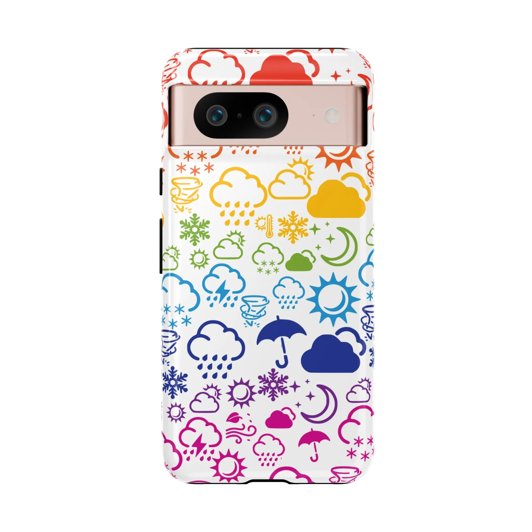 Wx Icon (Rainbow) Tough Phone Case