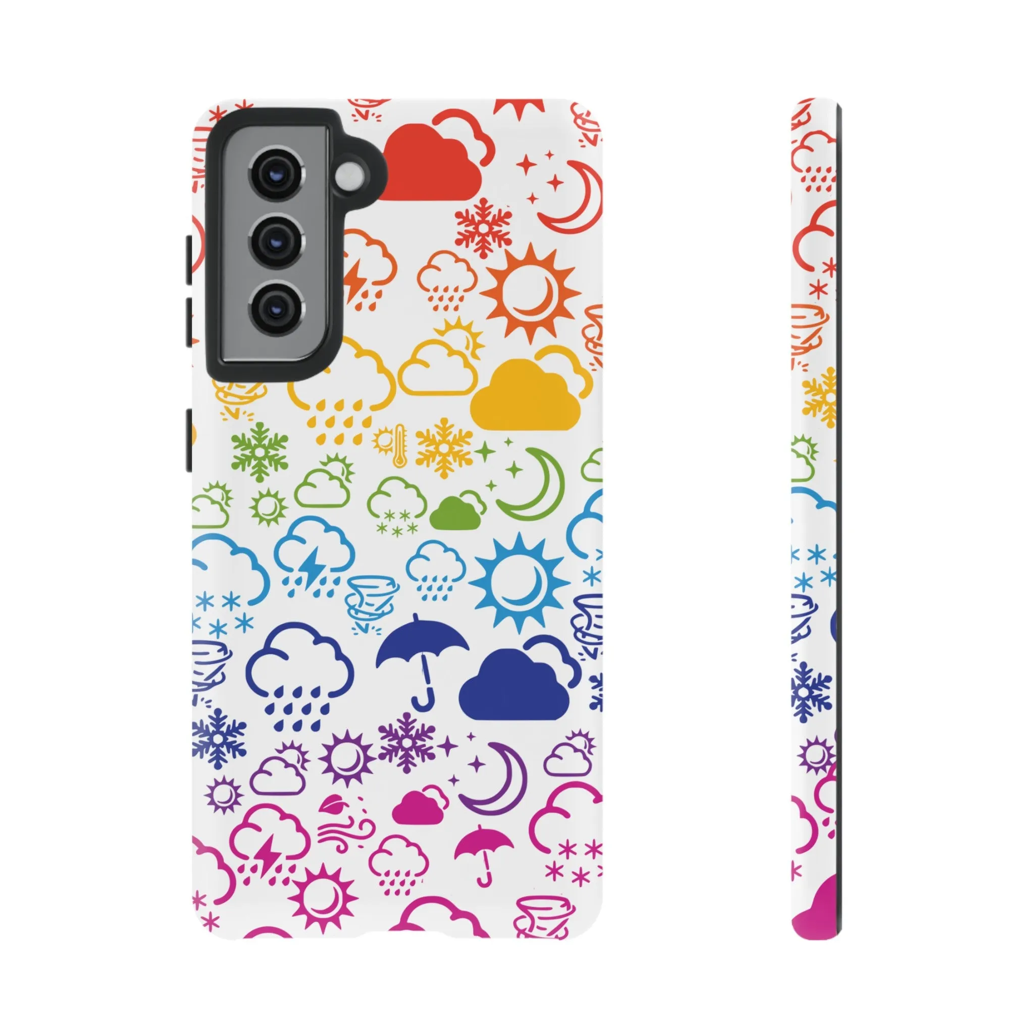 Wx Icon (Rainbow) Tough Phone Case