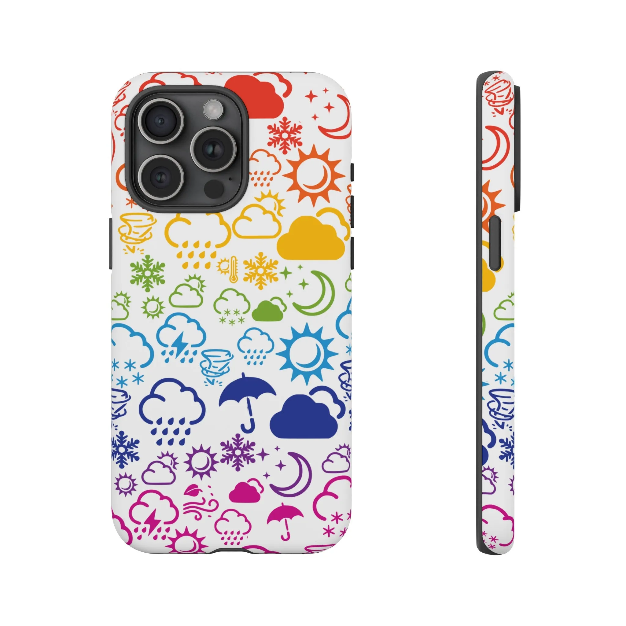 Wx Icon (Rainbow) Tough Phone Case