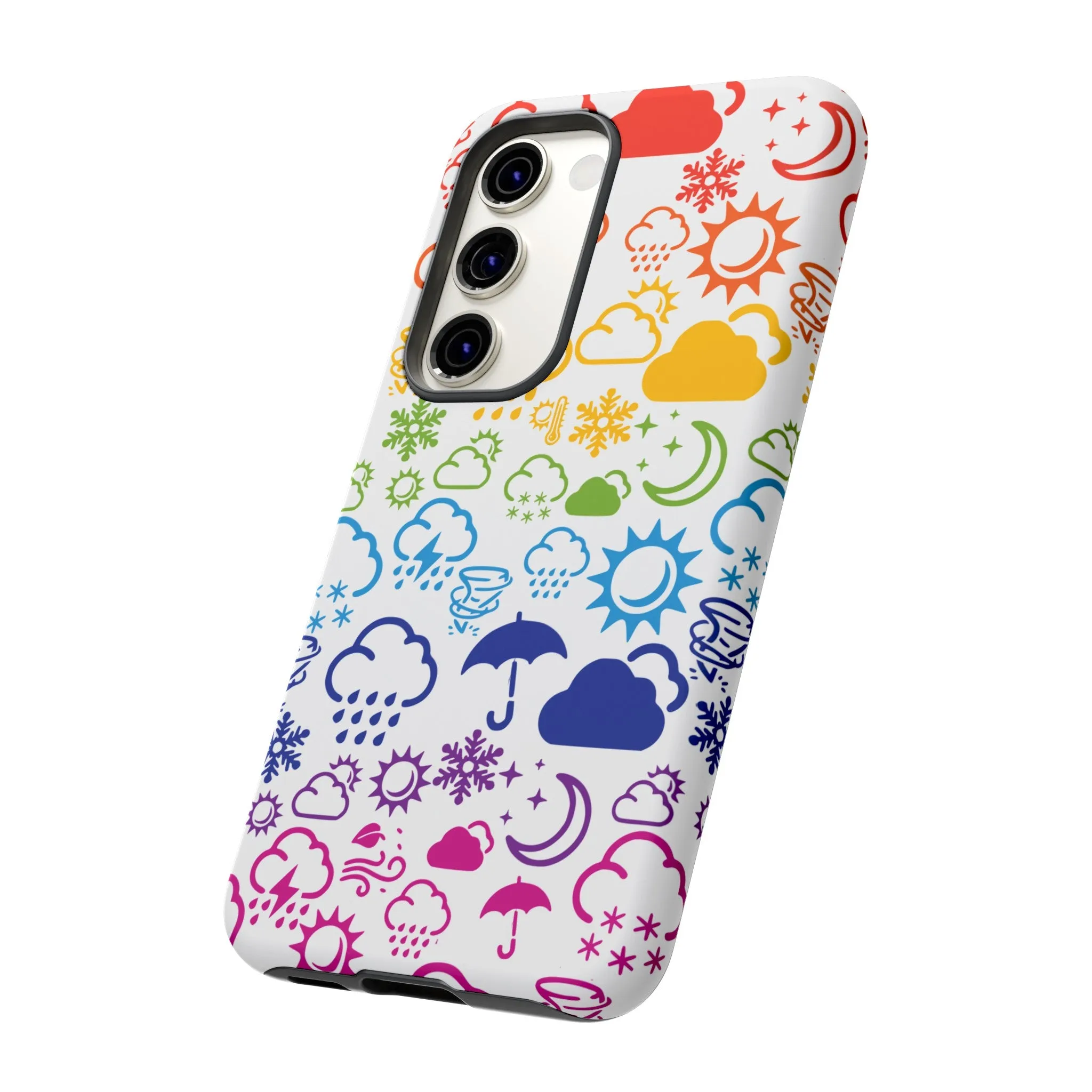 Wx Icon (Rainbow) Tough Phone Case