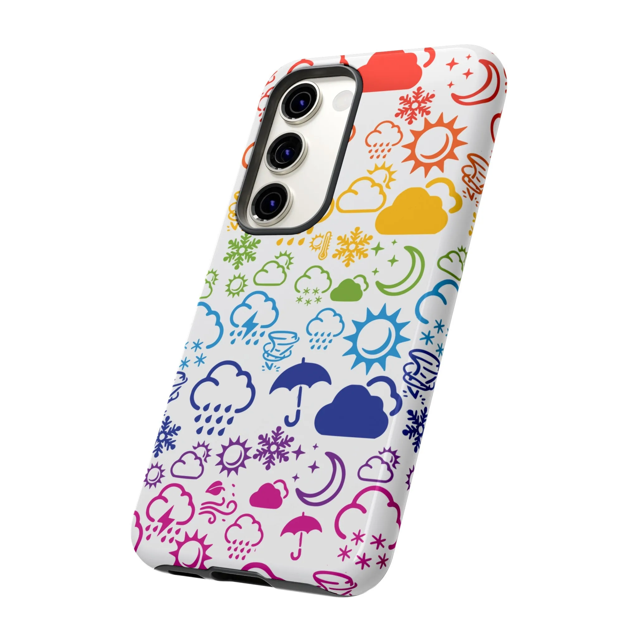 Wx Icon (Rainbow) Tough Phone Case