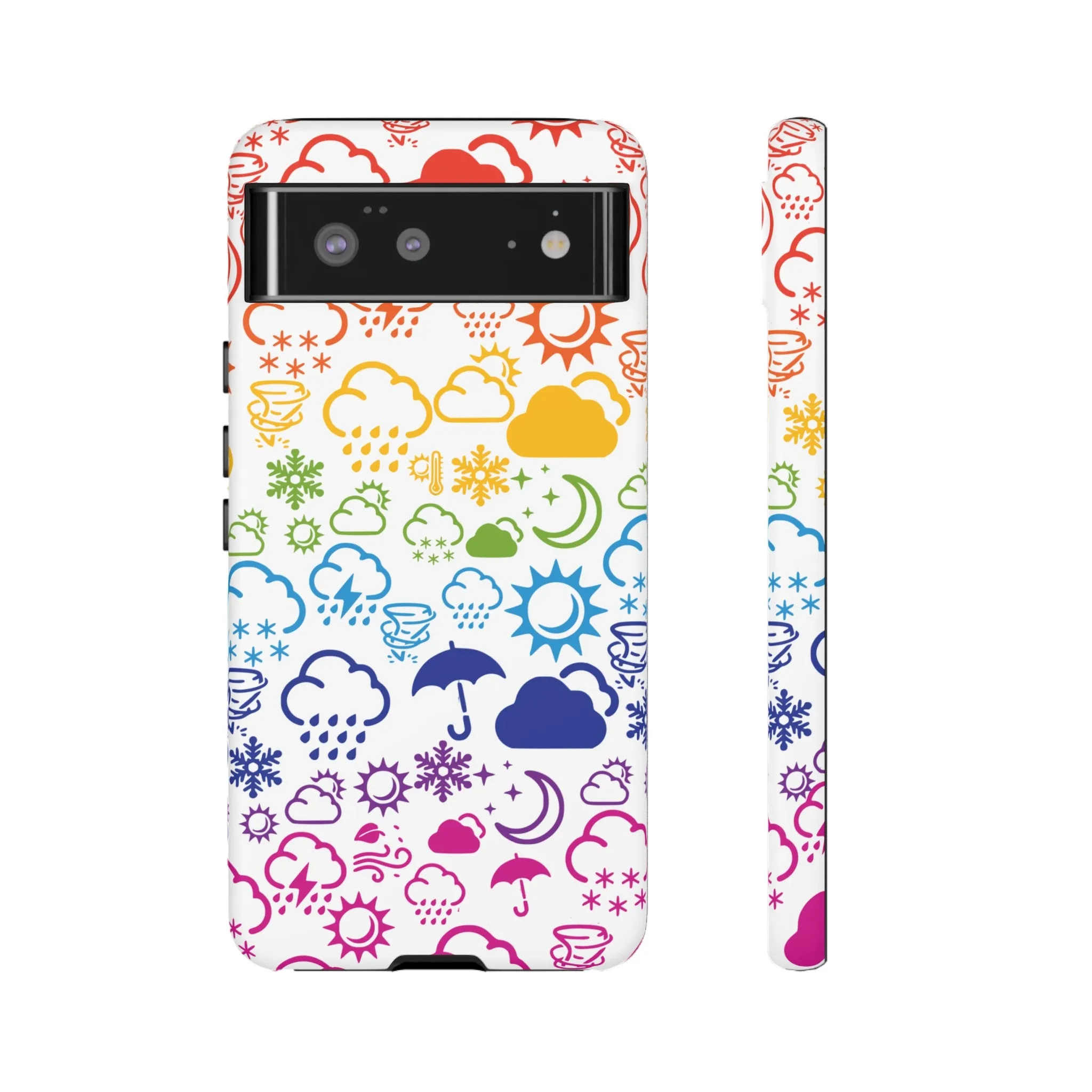 Wx Icon (Rainbow) Tough Phone Case