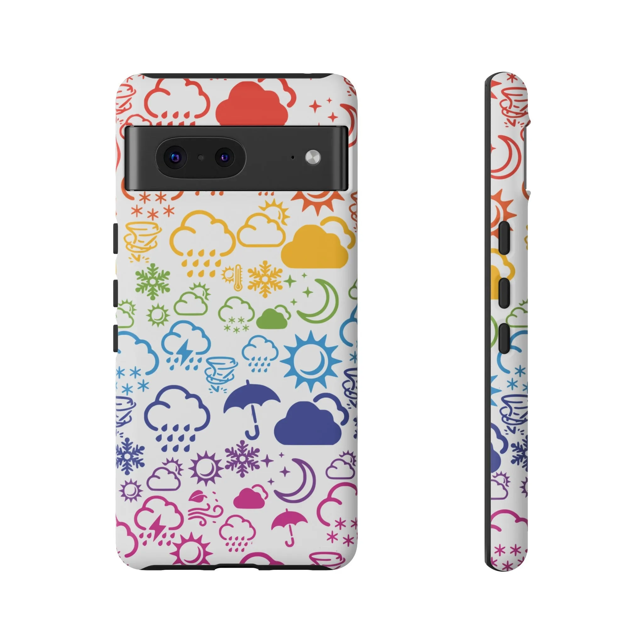 Wx Icon (Rainbow) Tough Phone Case